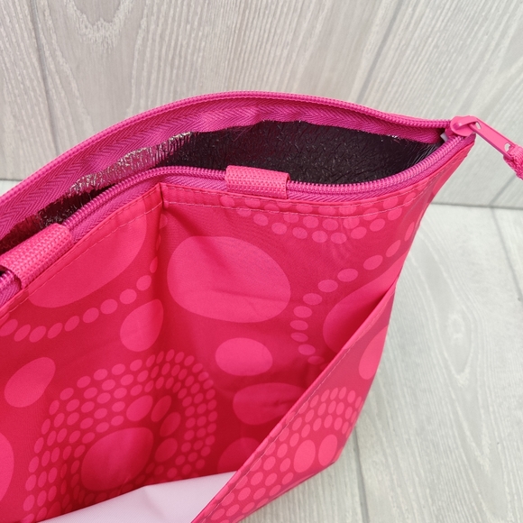 Thirty-one Pink Circle Spiral Thermal 31 Lunch Bag - Picture 7 of 10